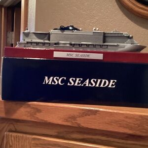 MSC Seaside Cruise Ship Model